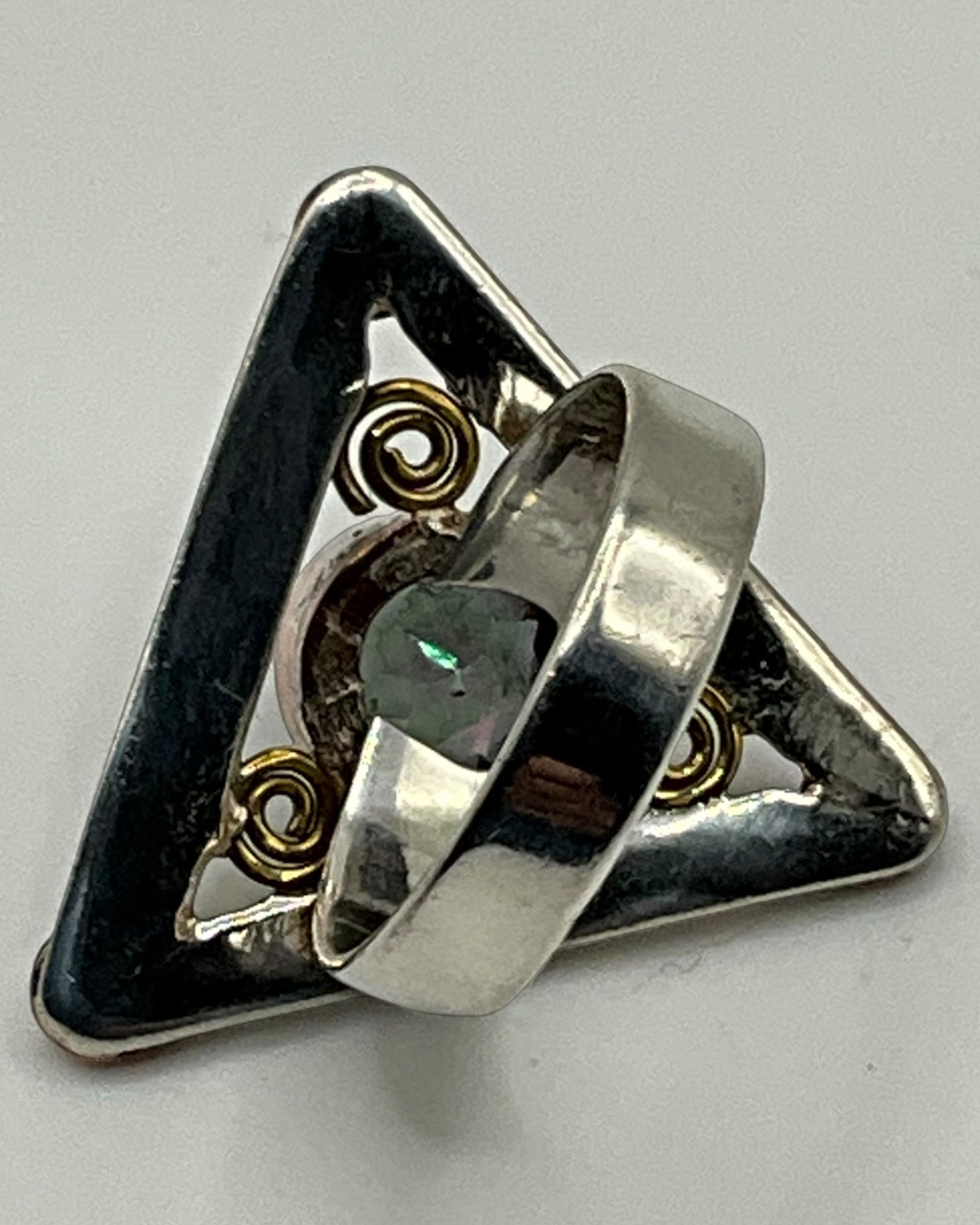 Mystic Topaz Gemstone Ring - Estate Sale (Great Condition)