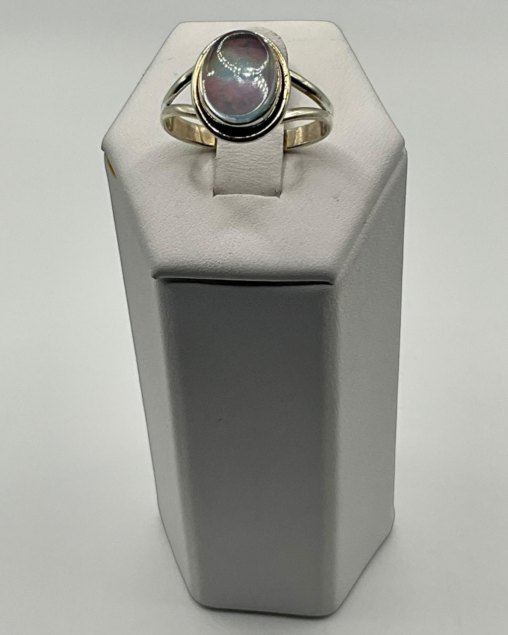 Aurora Opal Gemstone Ring - Estate Sale (Great Condition)