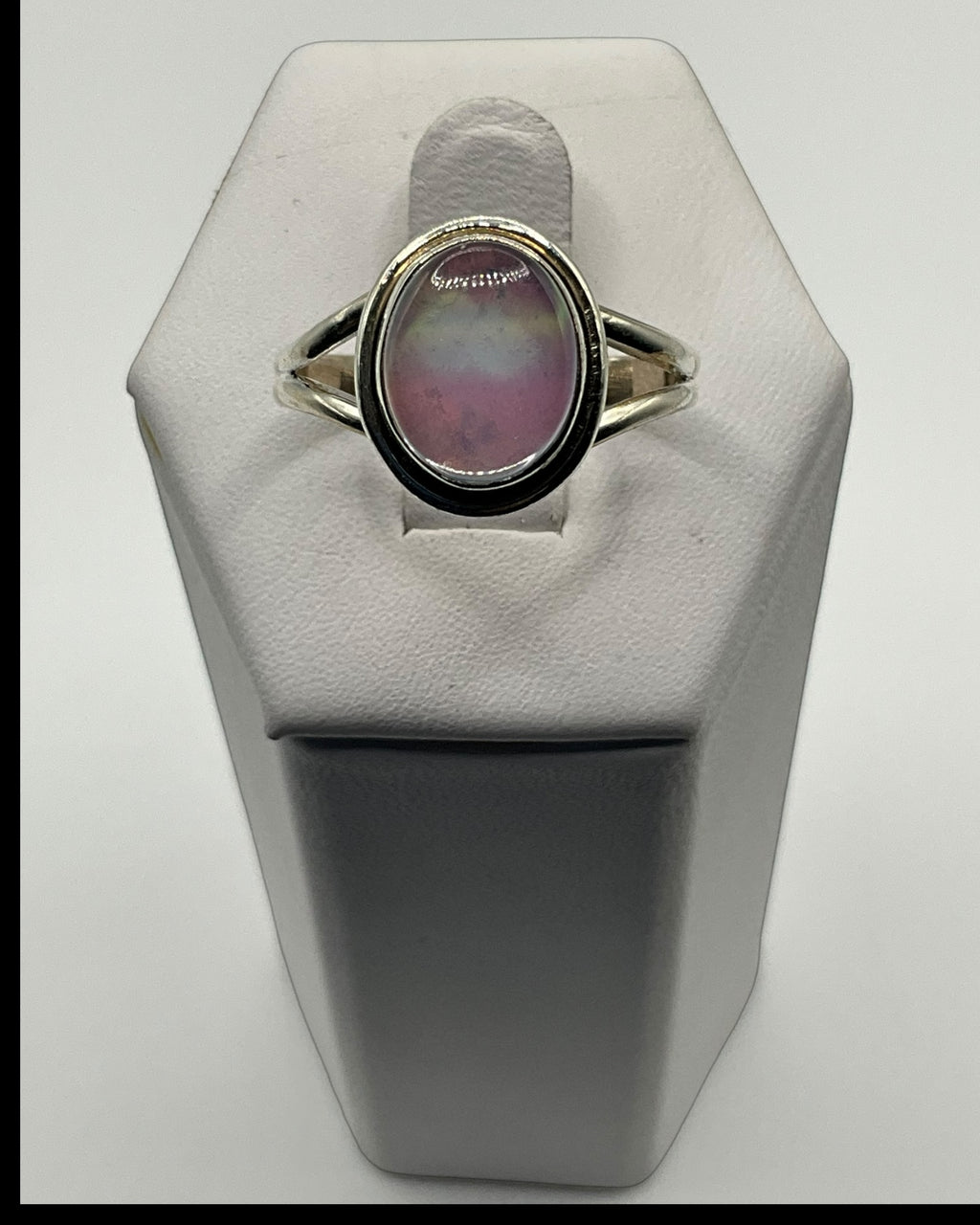 Aurora Opal Gemstone Ring - Estate Sale (Great Condition)