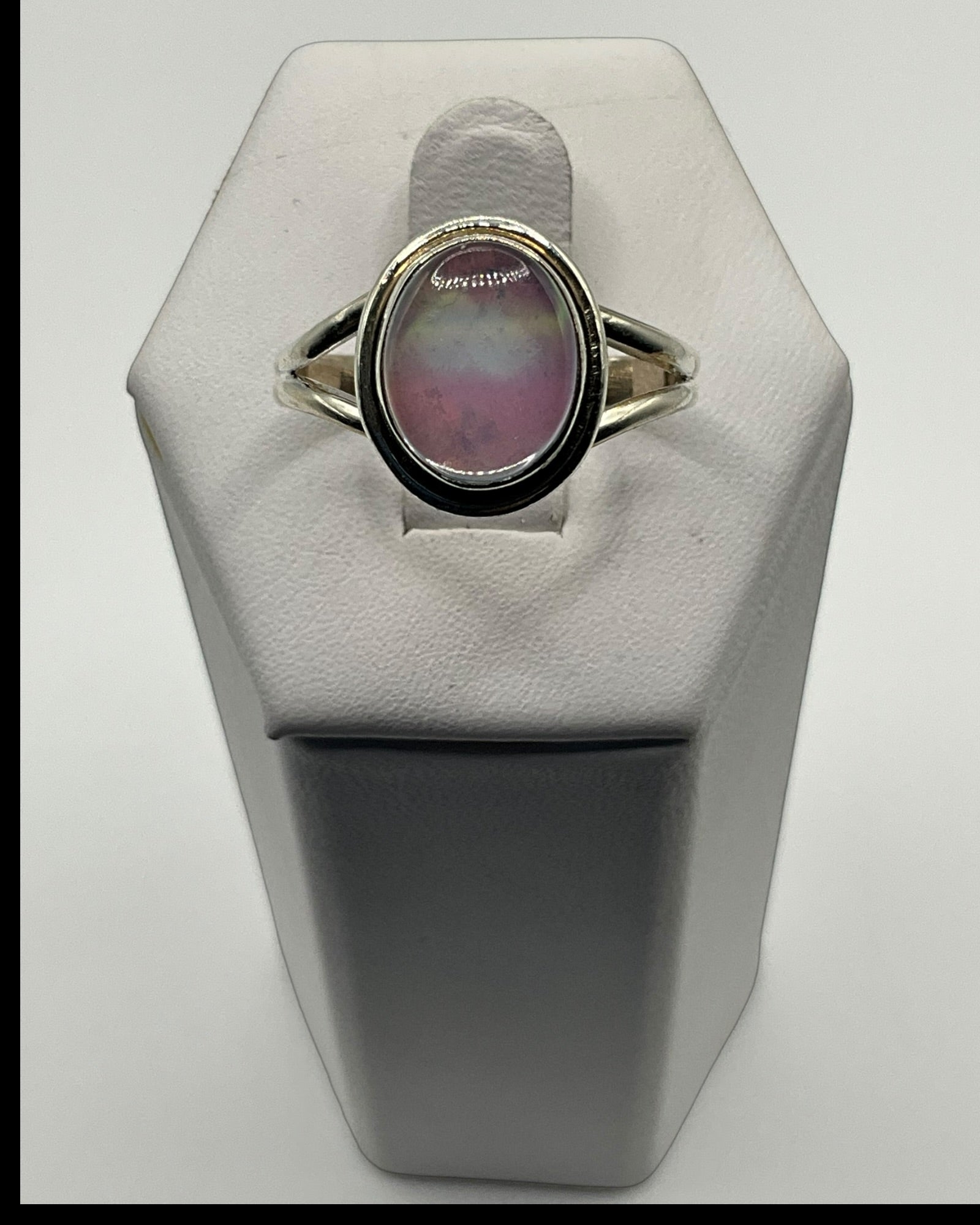 Aurora Opal Gemstone Ring - Estate Sale (Great Condition)
