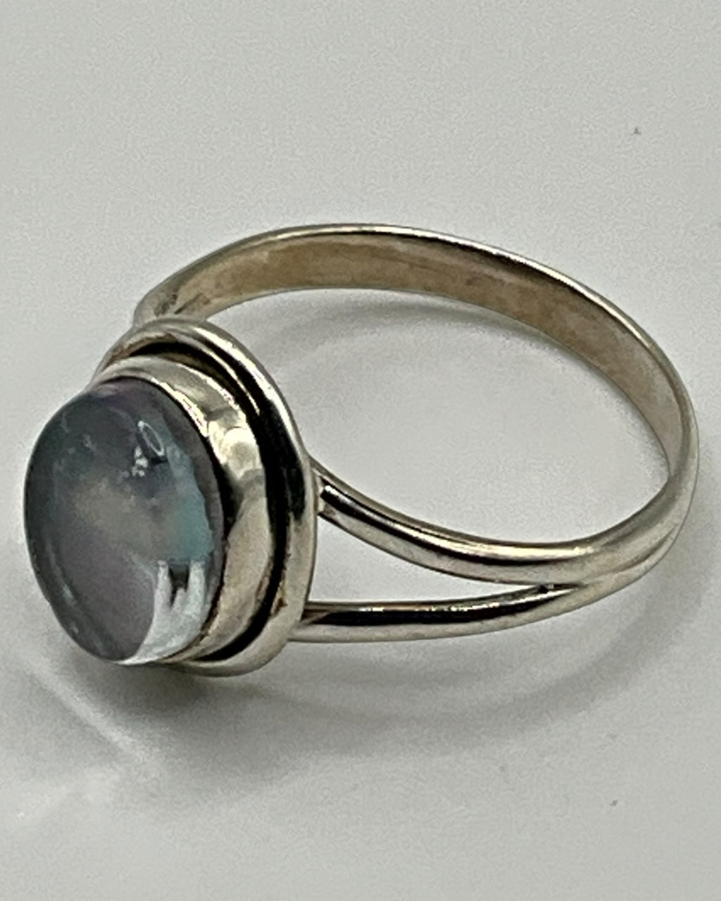 Aurora Opal Gemstone Ring - Estate Sale (Great Condition)
