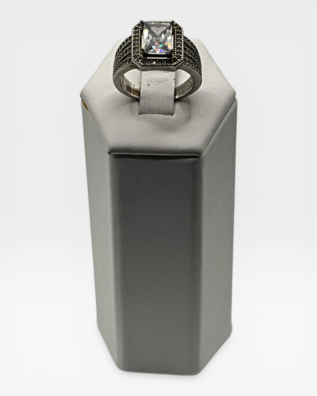 Princess Cut Halo Ring - Estate Sale (Great Condition)