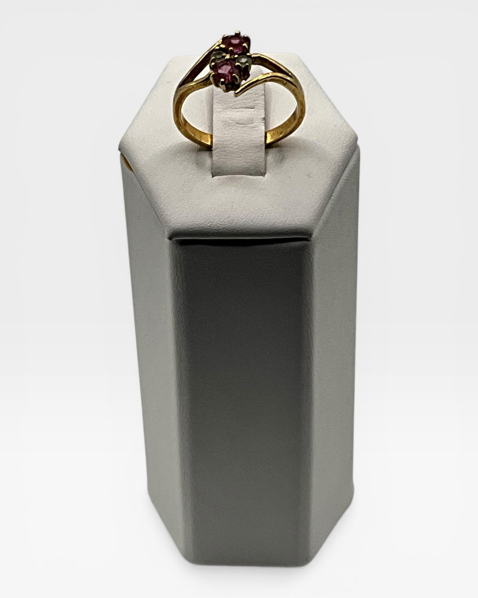 Pink Sapphire Cluster Ring - Estate Sale (Great Condition)