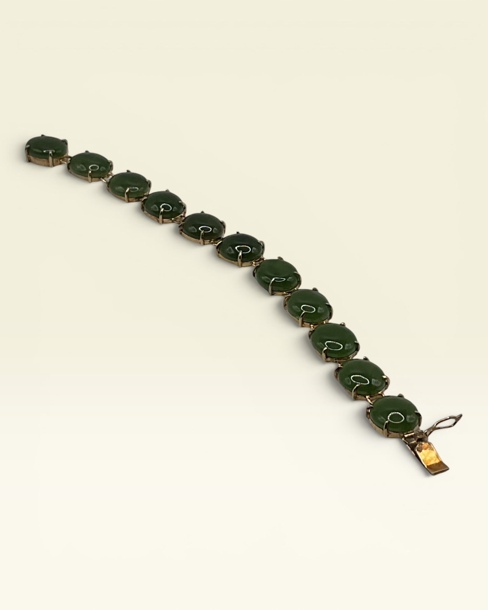 Jade Collection- Nephrite Jade Bracelet - Estate Sale (Great Condition)