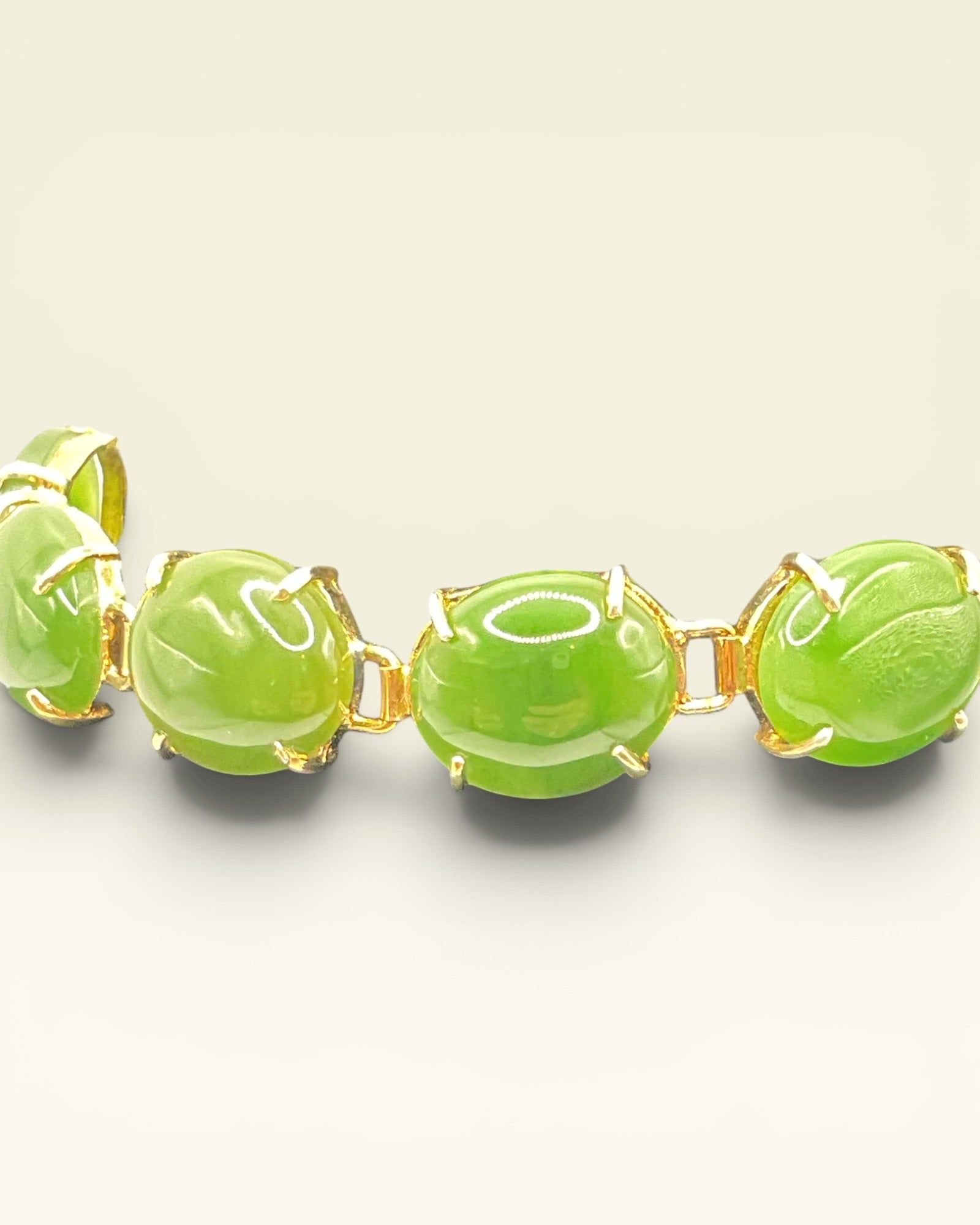 Jade Collection- Nephrite Jade Bracelet - Estate Sale (Great Condition)