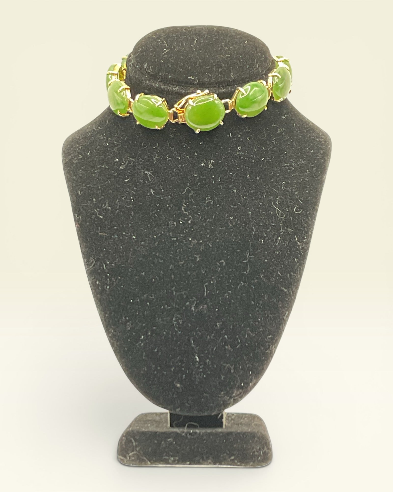 Jade Collection- Nephrite Jade Bracelet - Estate Sale (Great Condition)