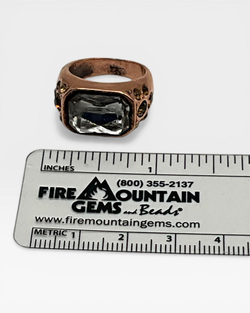 Vintage Cubic Zirconia Ring - Estate Sale (Great Condition)