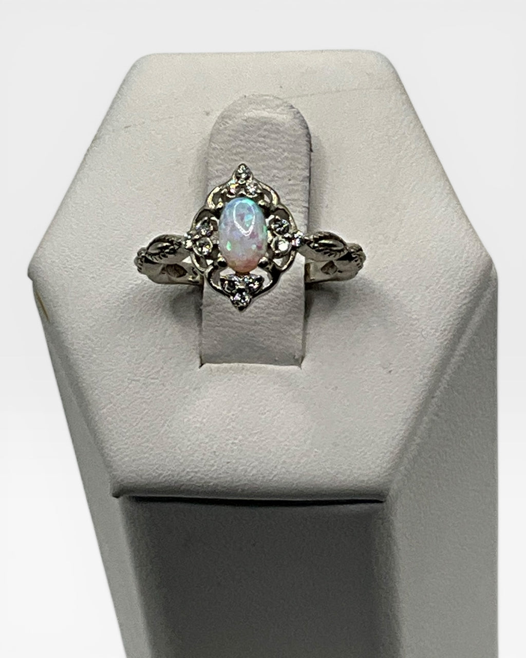 Lab Created Opal Ring - Estate Sale (Great Condition)