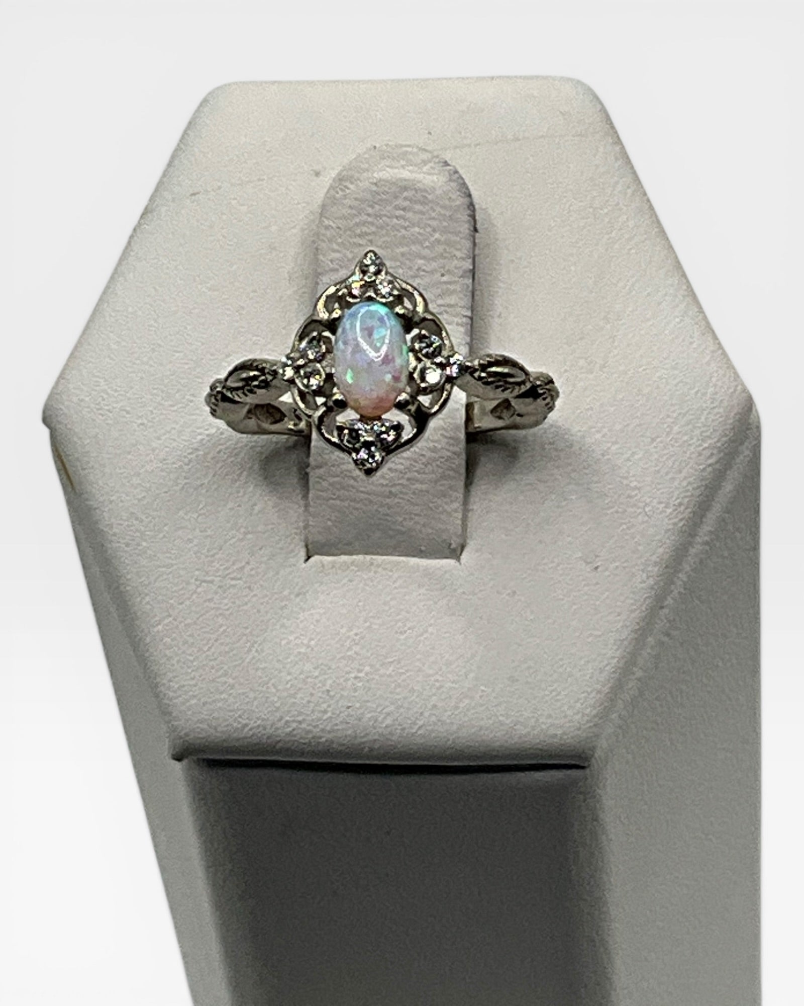 Lab Created Opal Ring - Estate Sale (Great Condition)