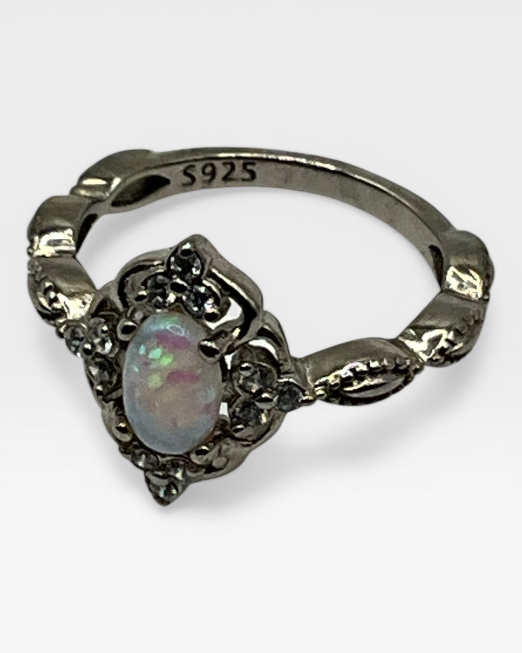 Lab Created Opal Ring - Estate Sale (Great Condition)