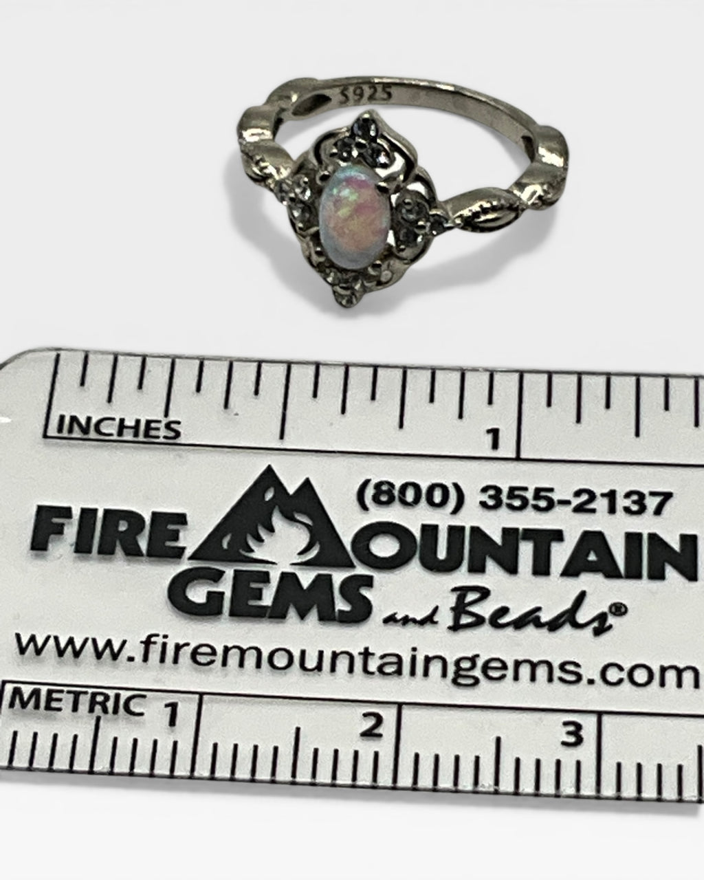 Lab Created Opal Ring - Estate Sale (Great Condition)