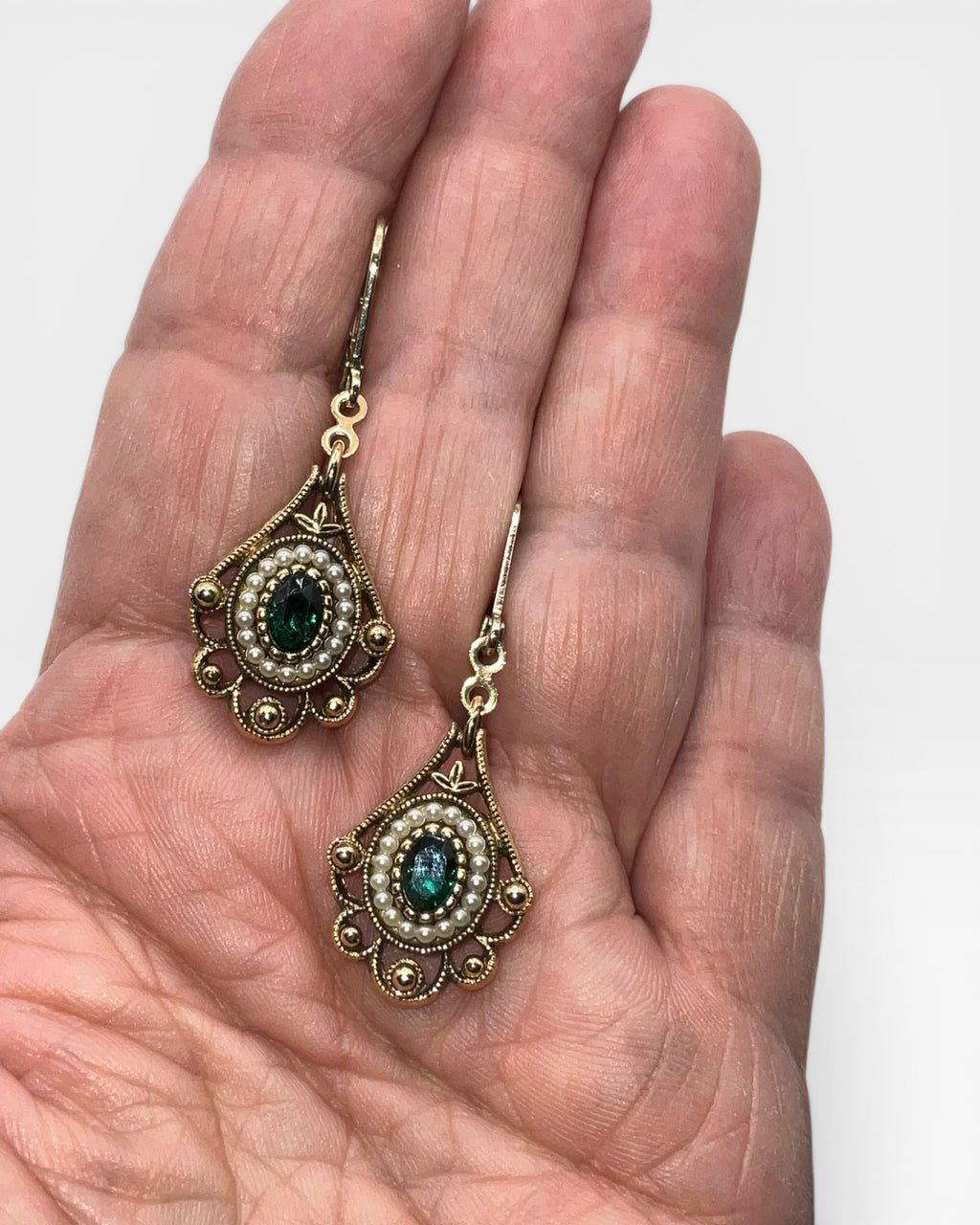 Avon Filagree Earrings - Estate Sale (Great Condition)