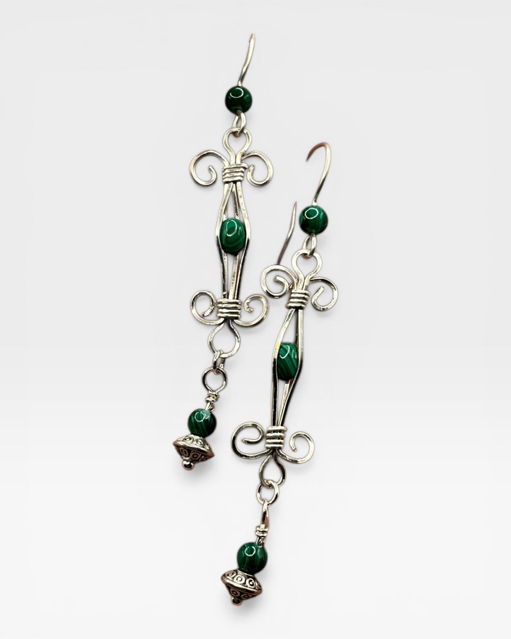 Malachite Designer Earrings