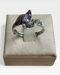 Marcasite & Amethyst Ring - Estate Sale (Great Condition)
