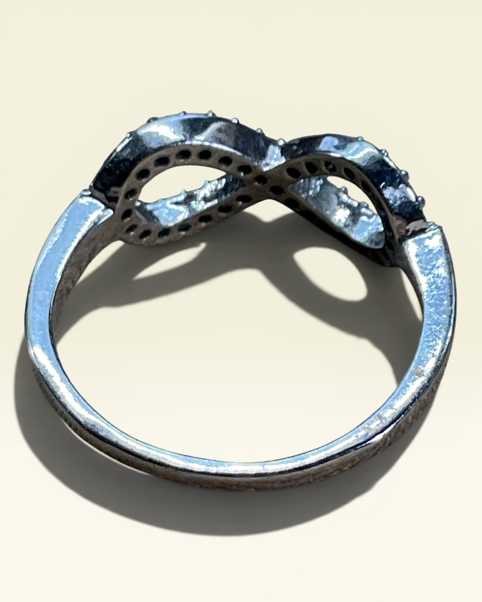 Sterling Silver Infinity Promise Ring - Estate Sale (Great Condition)