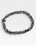 Sterling Silver Byzantine Unisex Bracelet