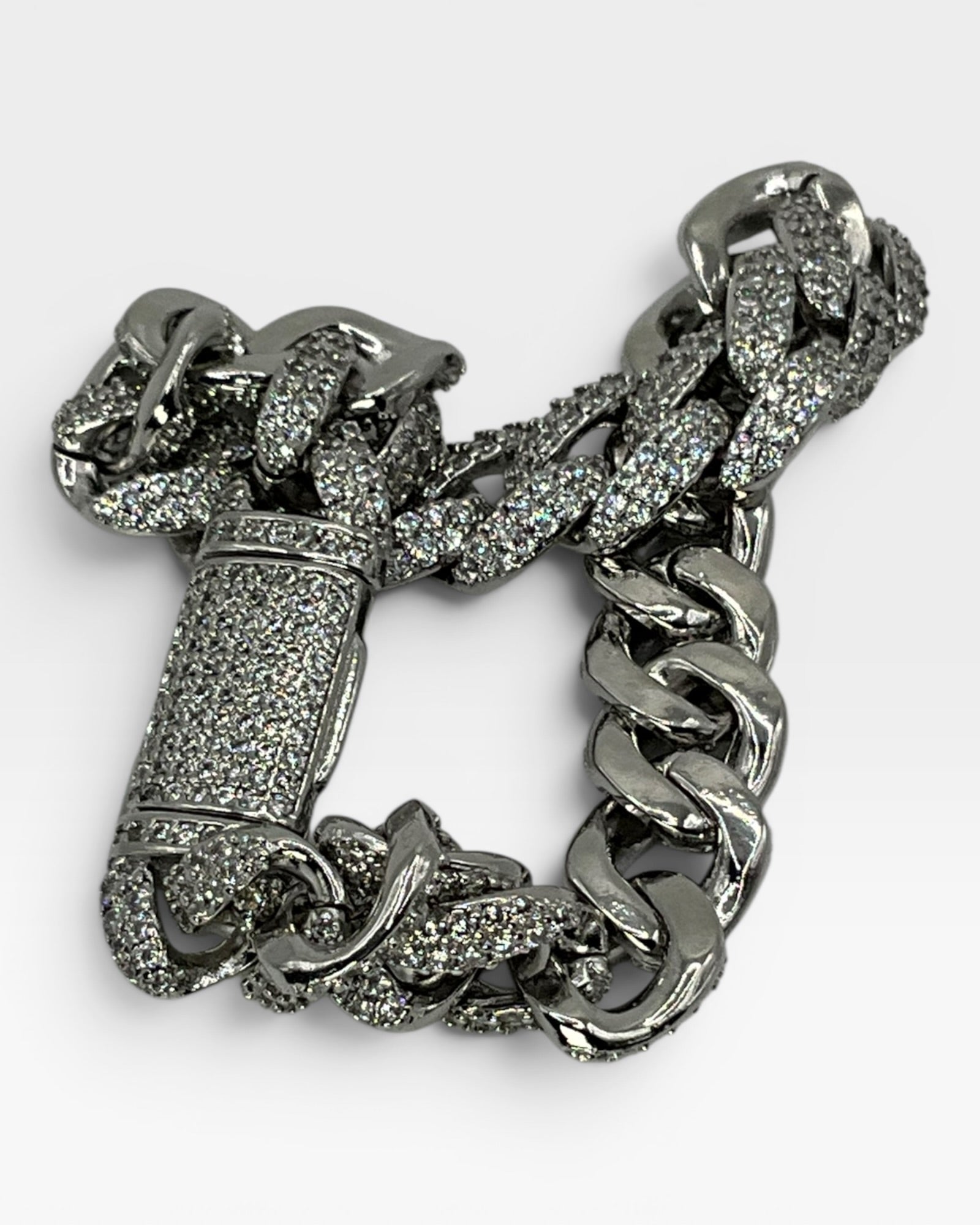 Bling Collection - Moissanite Bracelet (Miami Cuban)