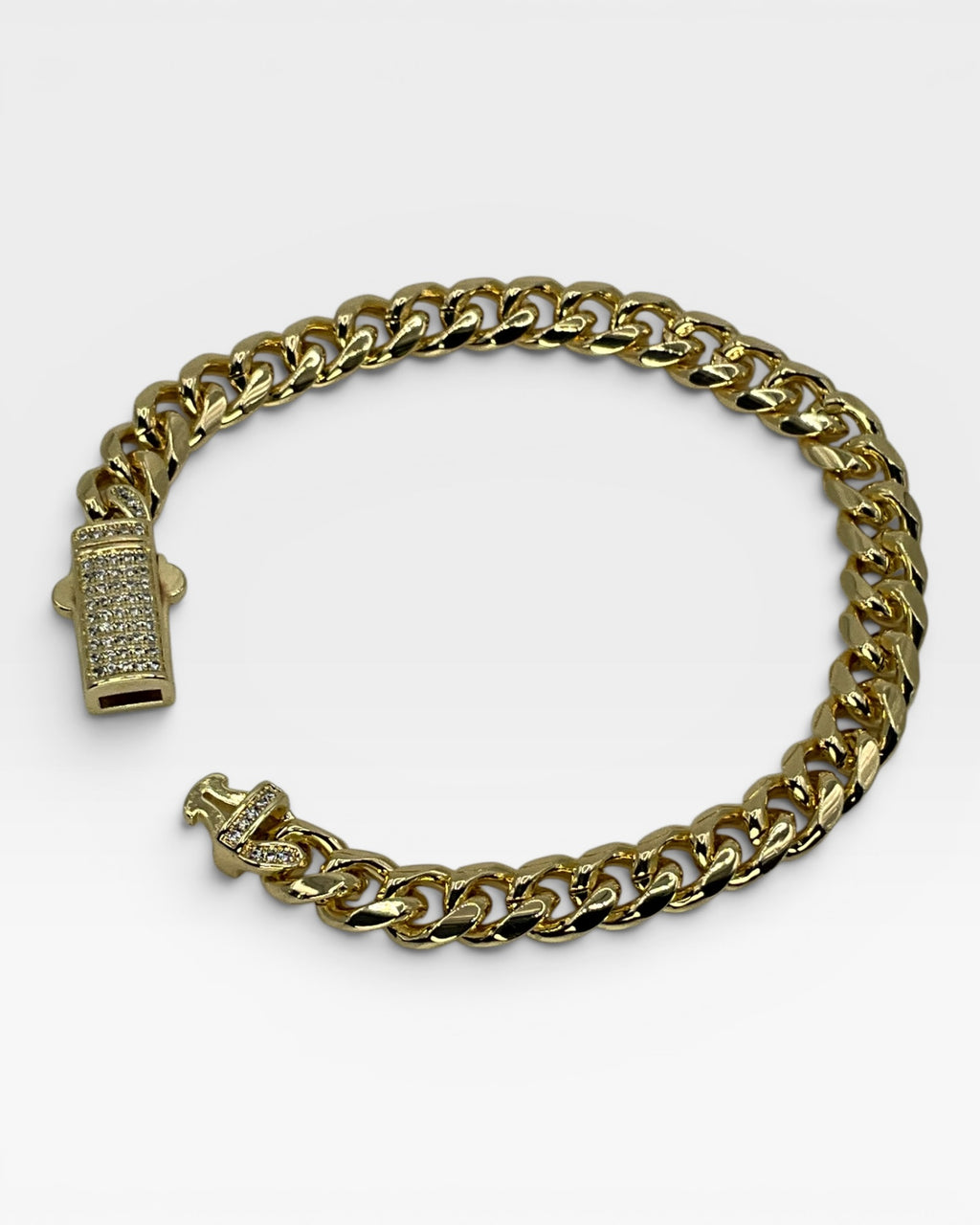 Bling Collection - Moissanite Bracelet (Cuban)