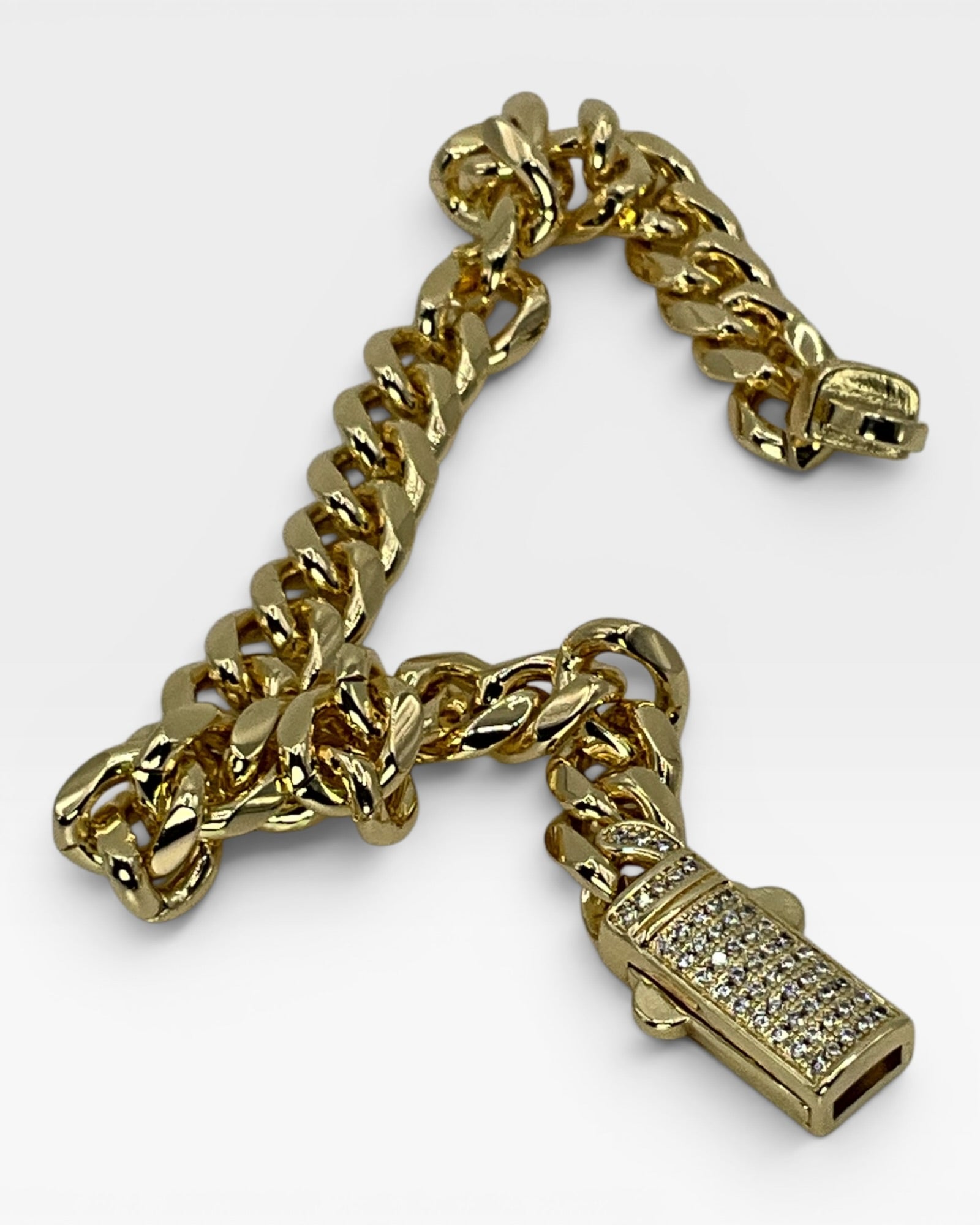 Bling Collection - Moissanite Bracelet (Cuban)
