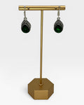 Bling Collection - Lab Emerald Earrings (Sterling)