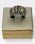 Silver and 18k Gold Ring - Estate Sale (Great Condition)