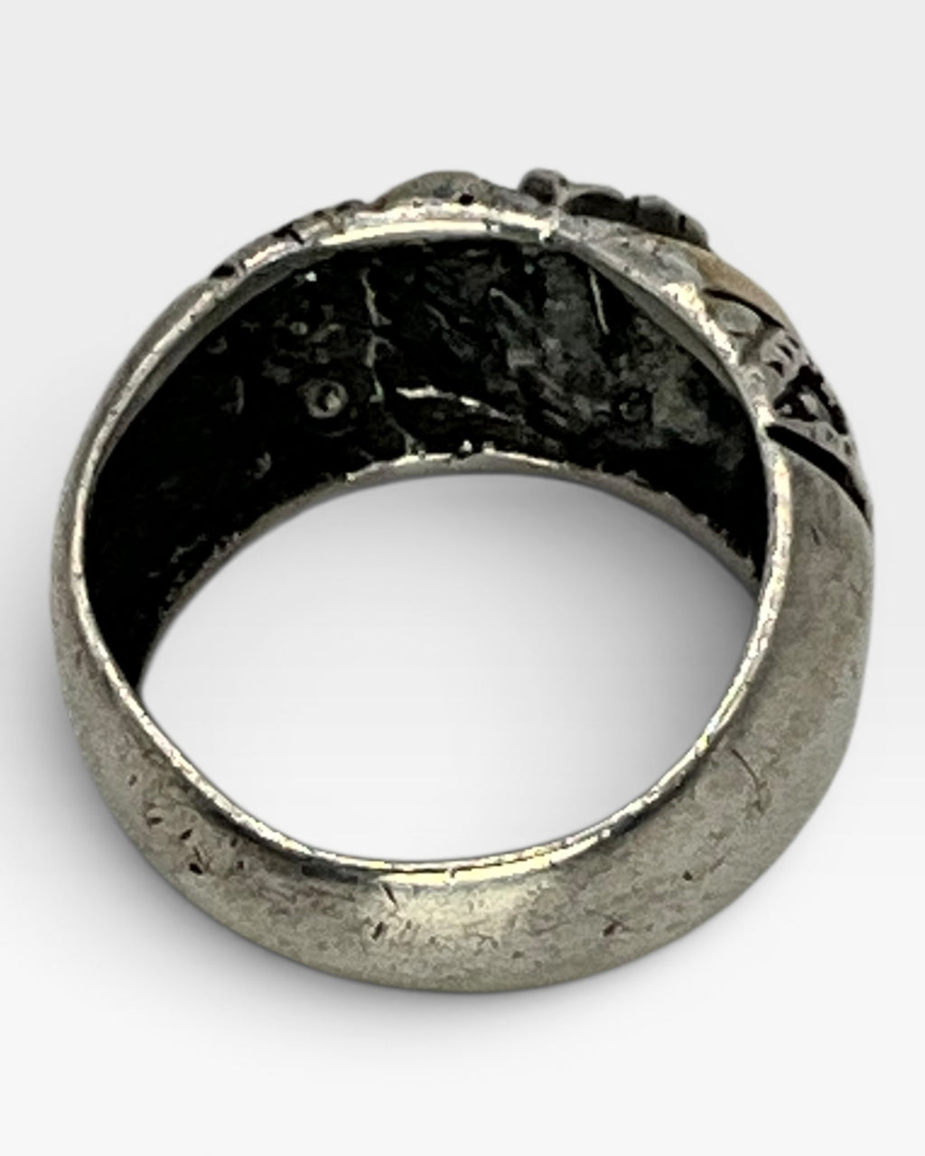 Silver and 18k Gold Ring - Estate Sale (Great Condition)