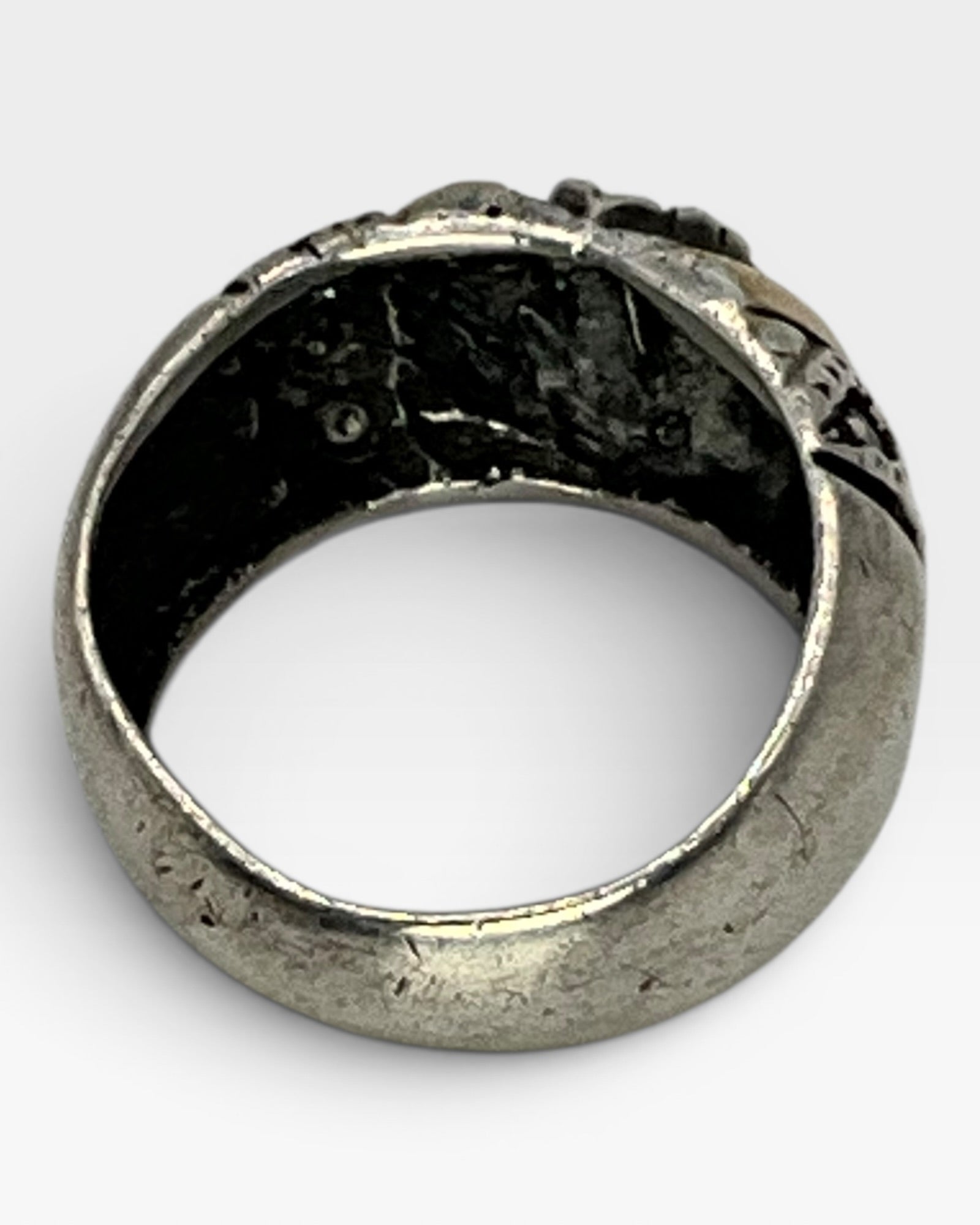 Silver and 18k Gold Ring - Estate Sale (Great Condition)