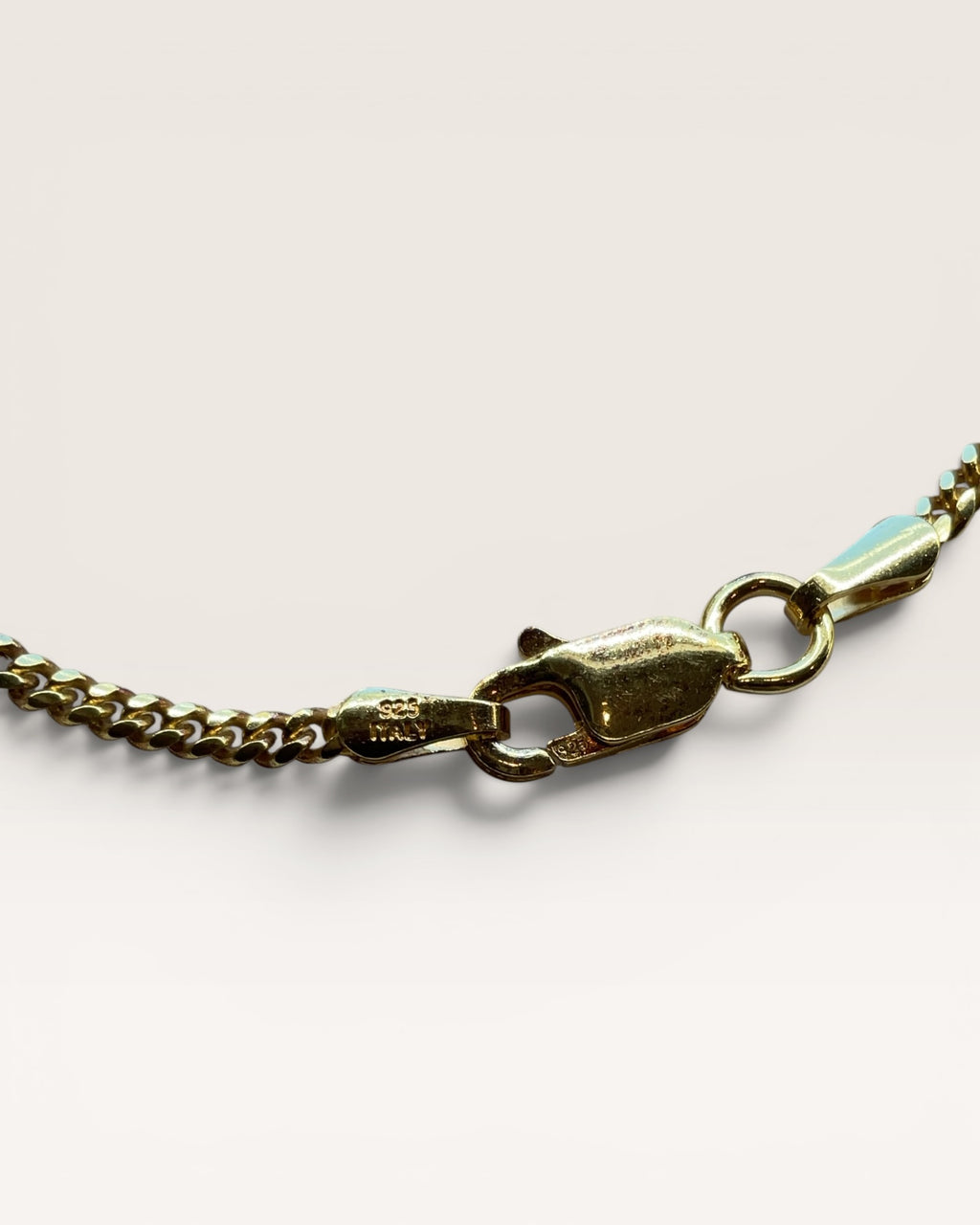 Gold over Sterling 925 Miami Cuban  Bracelet
