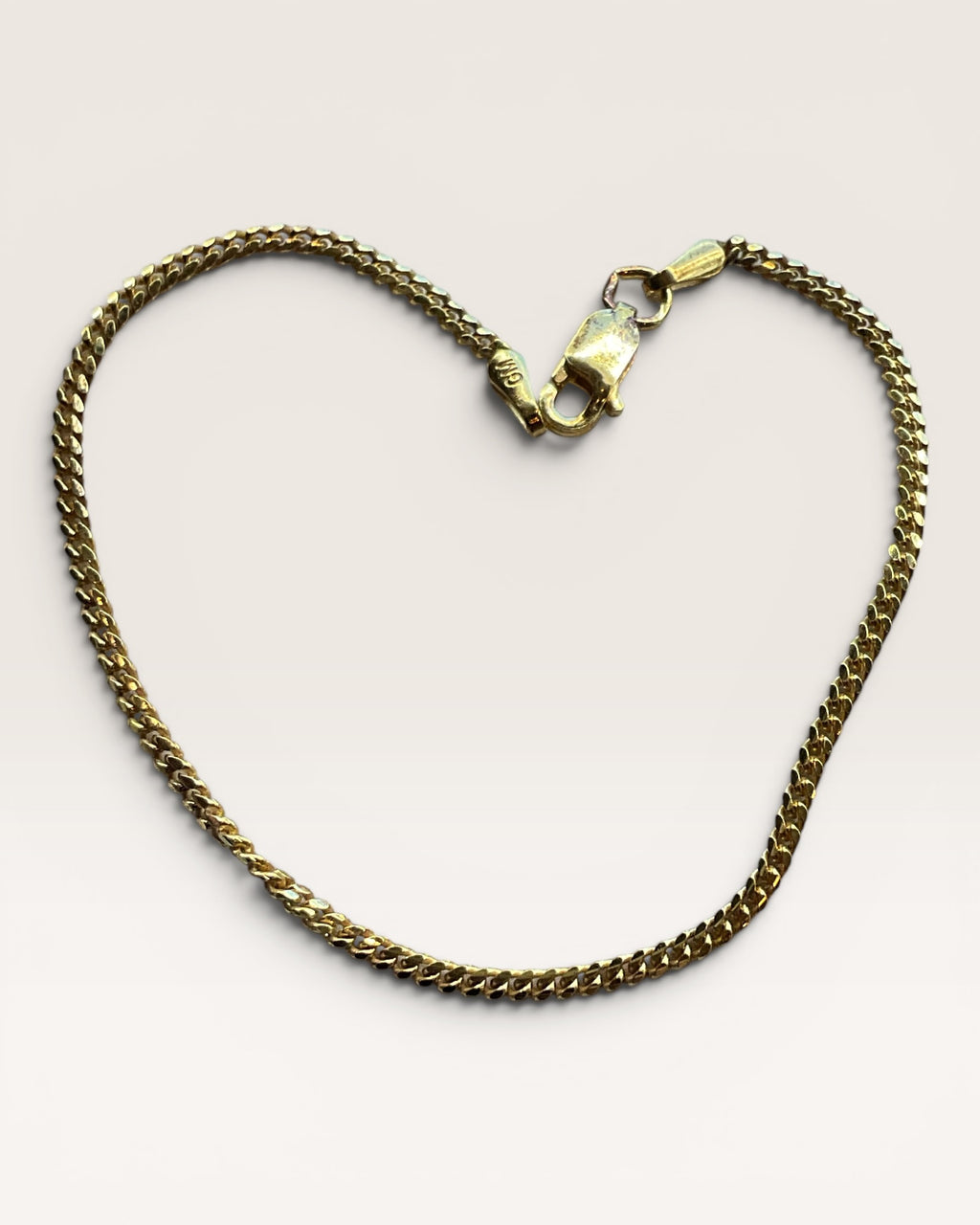 Gold over Sterling 925 Miami Cuban  Bracelet