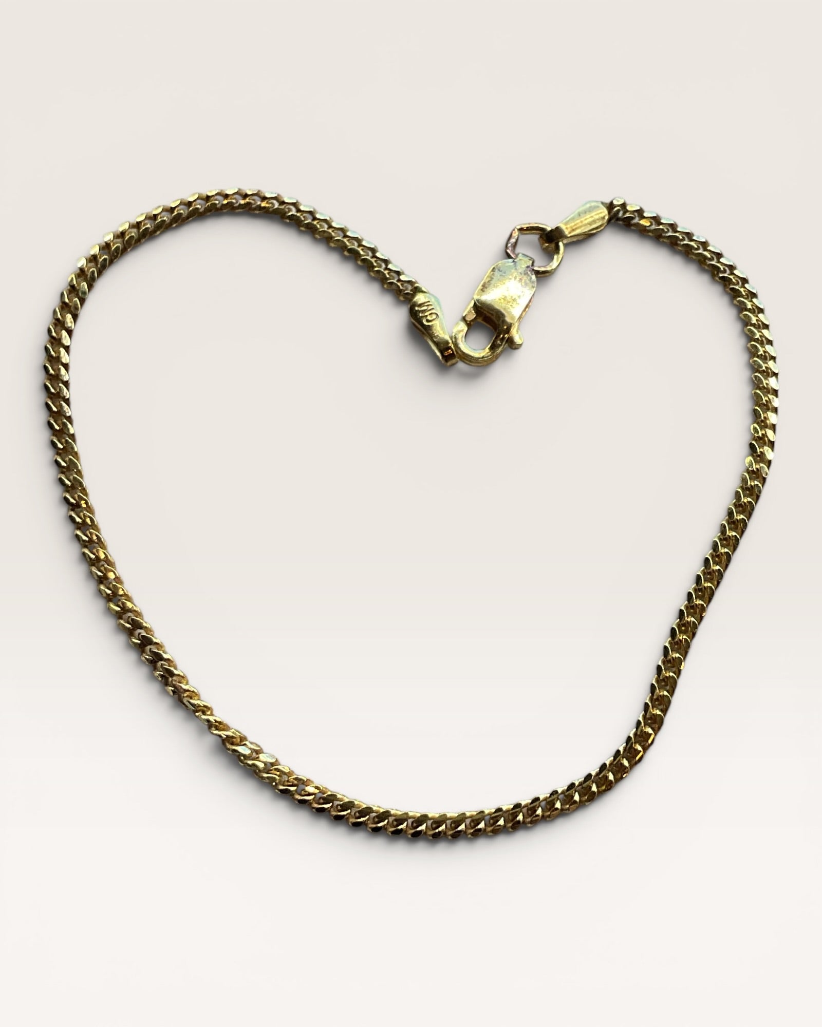 Gold over Sterling 925 Miami Cuban  Bracelet