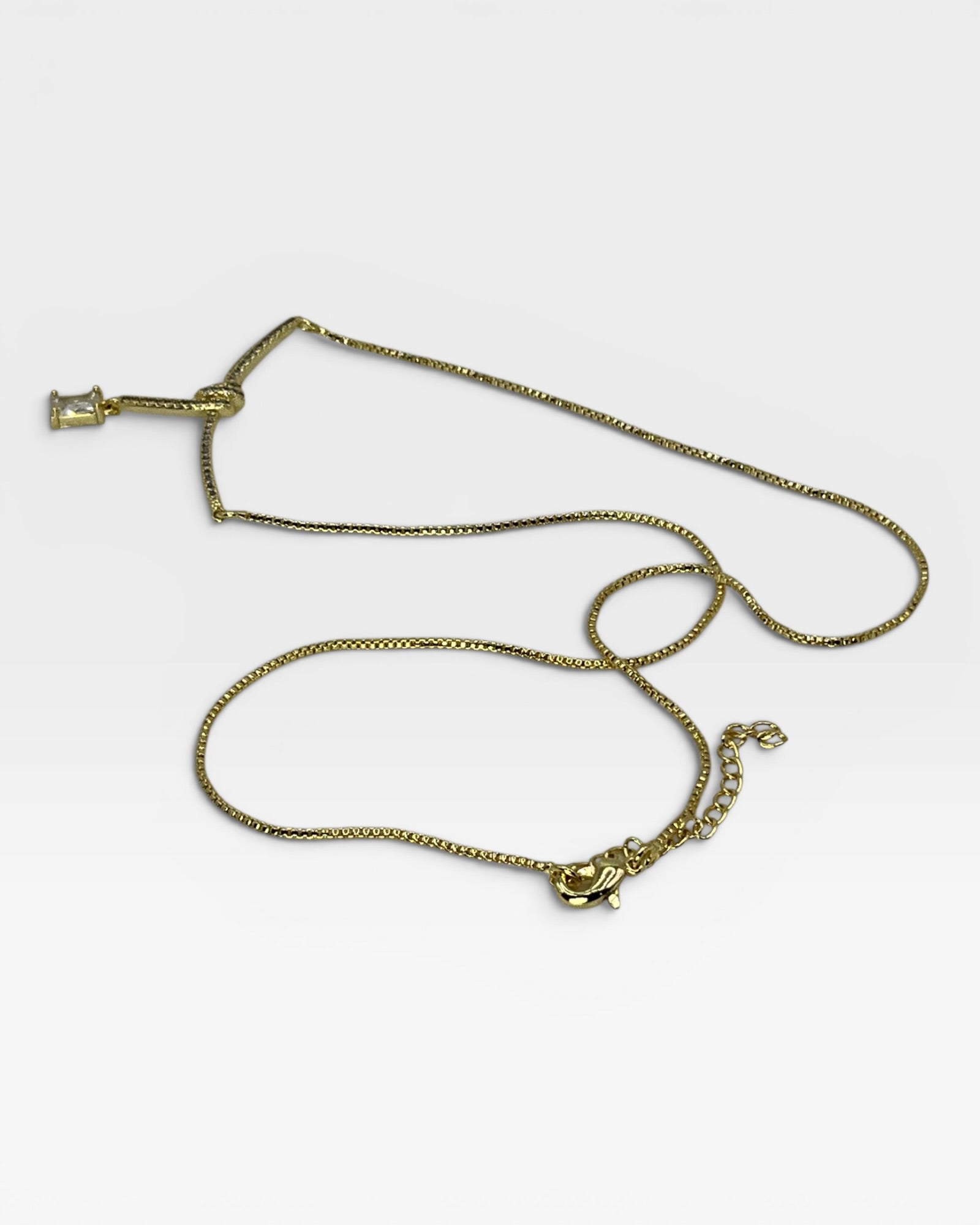 Bling Collection - White Sapphire Dainty Necklace