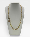 Bling Collection - Moissanite Paperclip Necklace