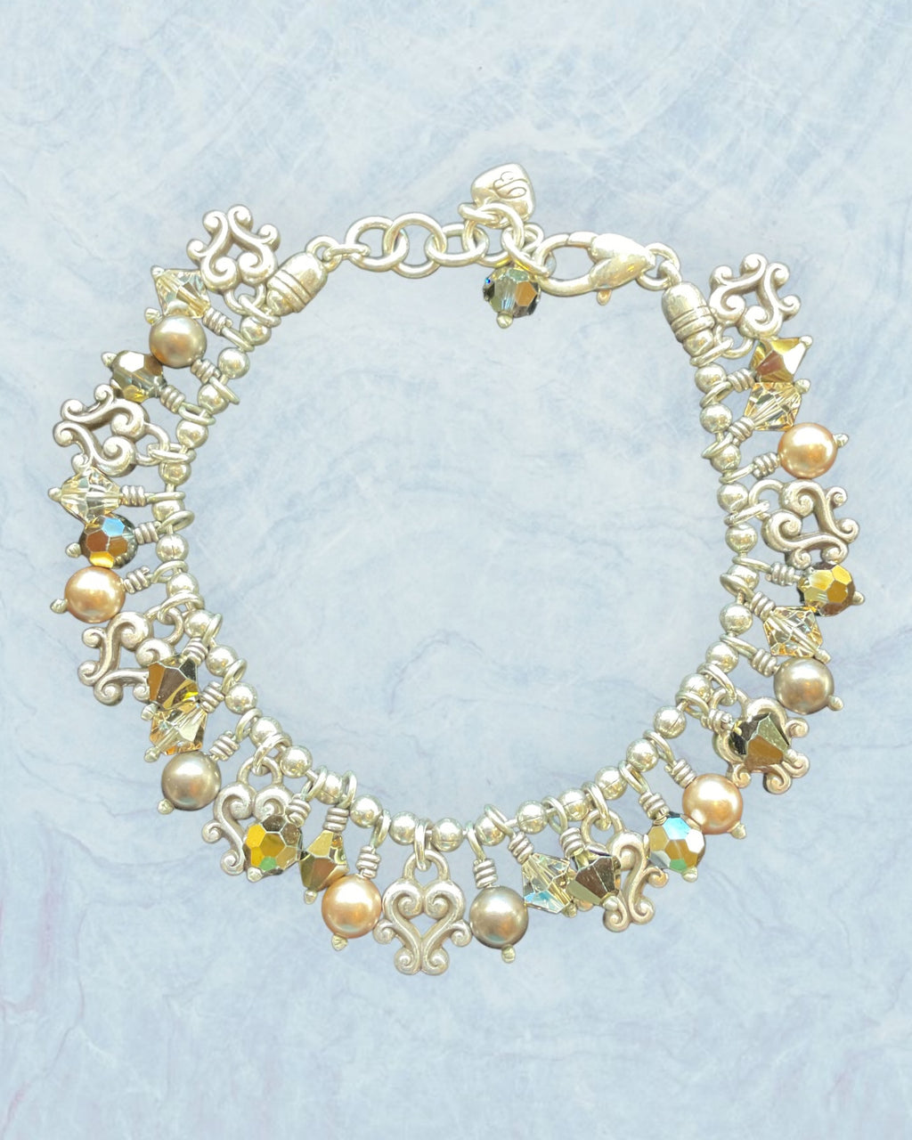 Brighton Retired Cannes Charm Bracelet - Estate Sale (Great Condition)