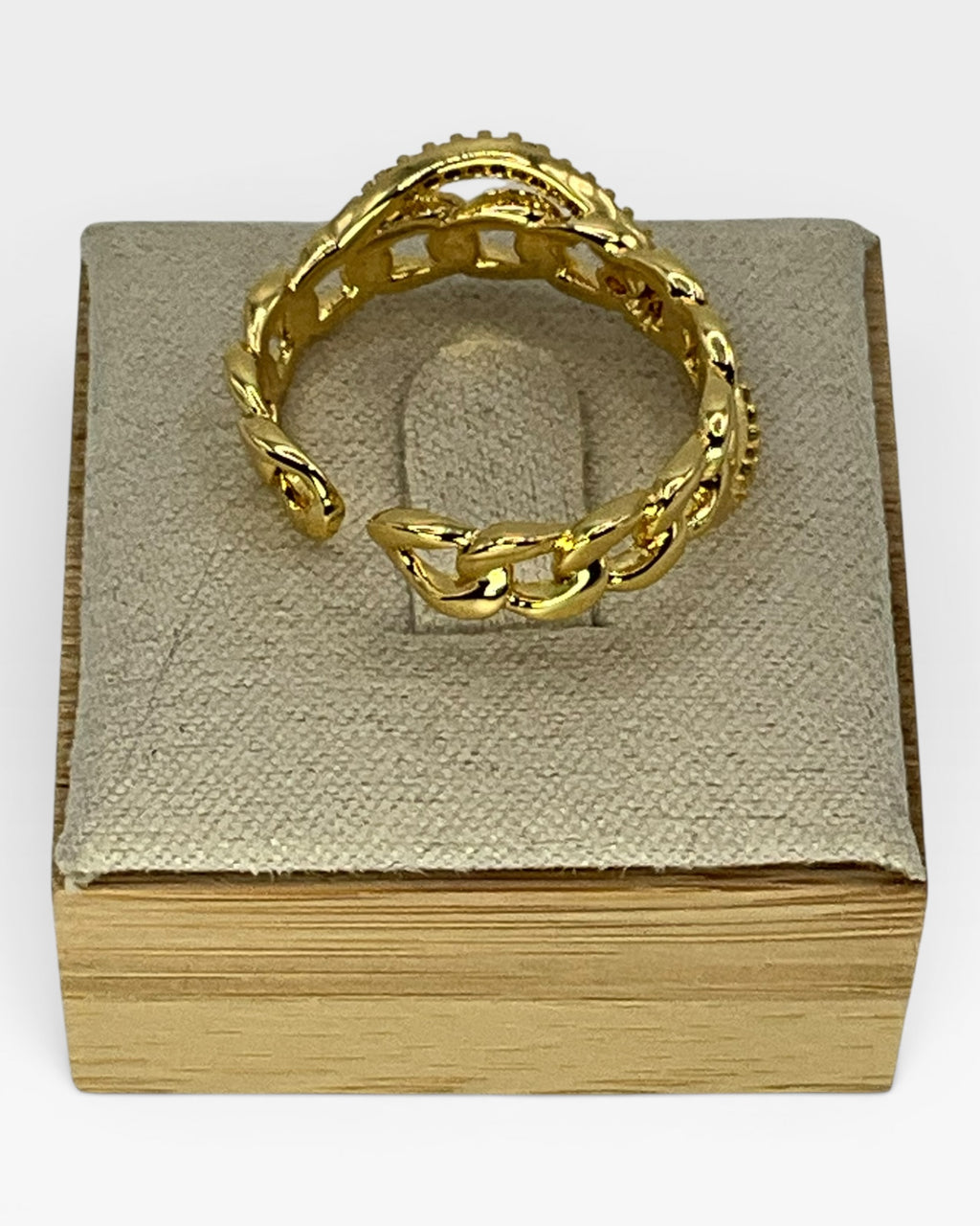 Bling Collection - Open Back White Sapphire Ring