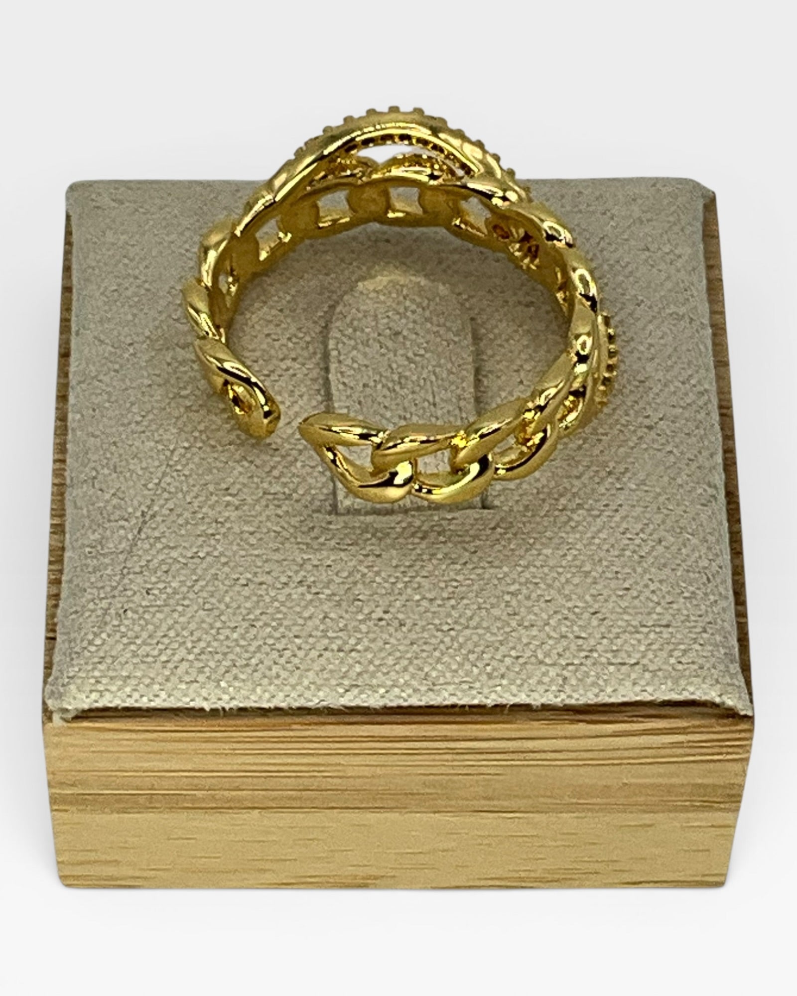 Bling Collection - Open Back White Sapphire Ring