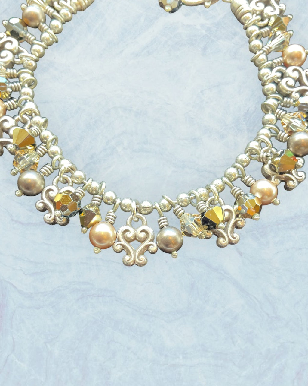 Brighton Retired Cannes Charm Bracelet - Estate Sale (Great Condition)