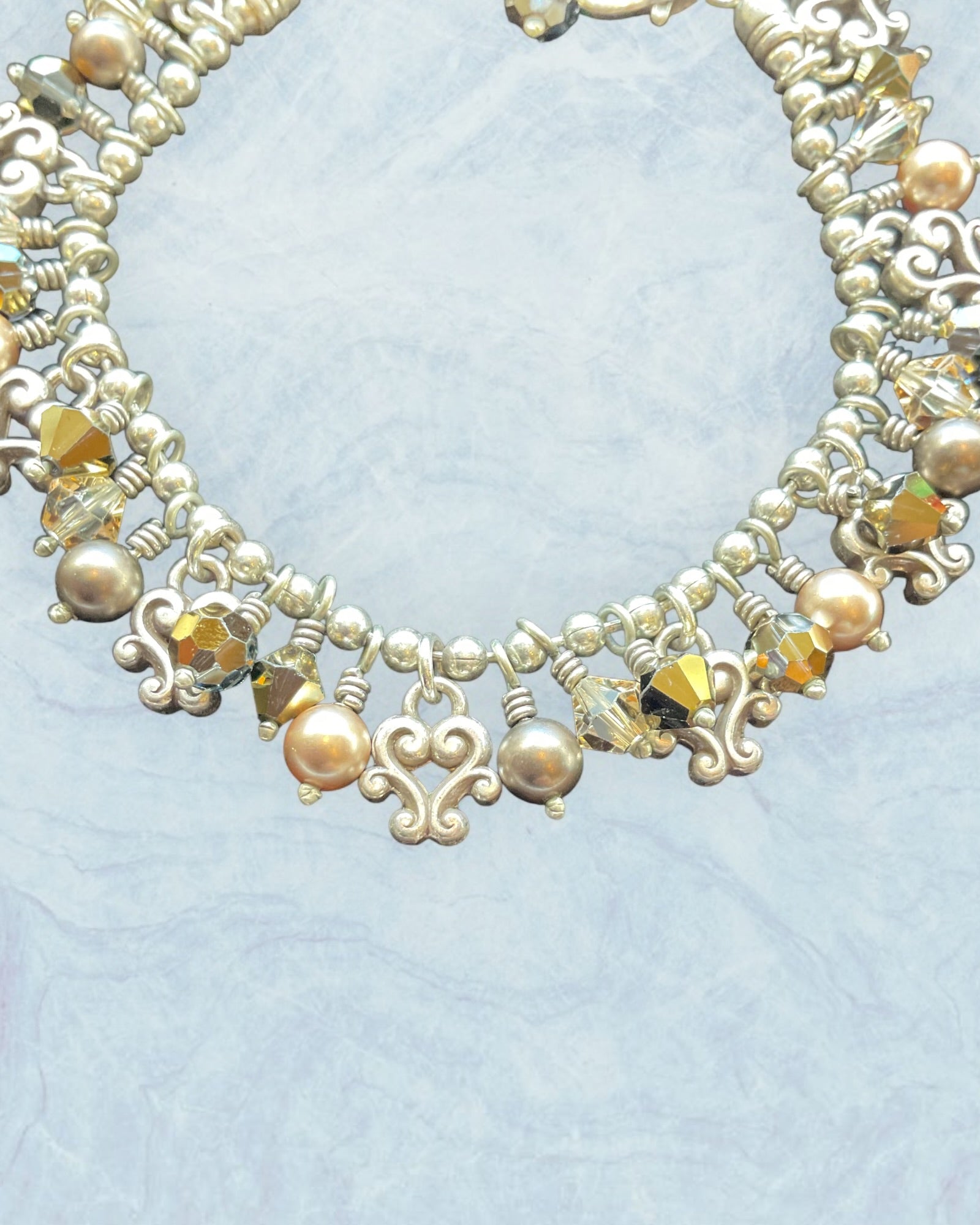 Brighton Retired Cannes Charm Bracelet - Estate Sale (Great Condition)