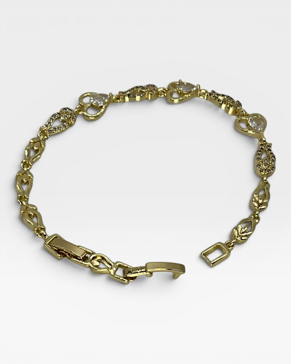 Bling Collection - White Topaz Designer Bracelet