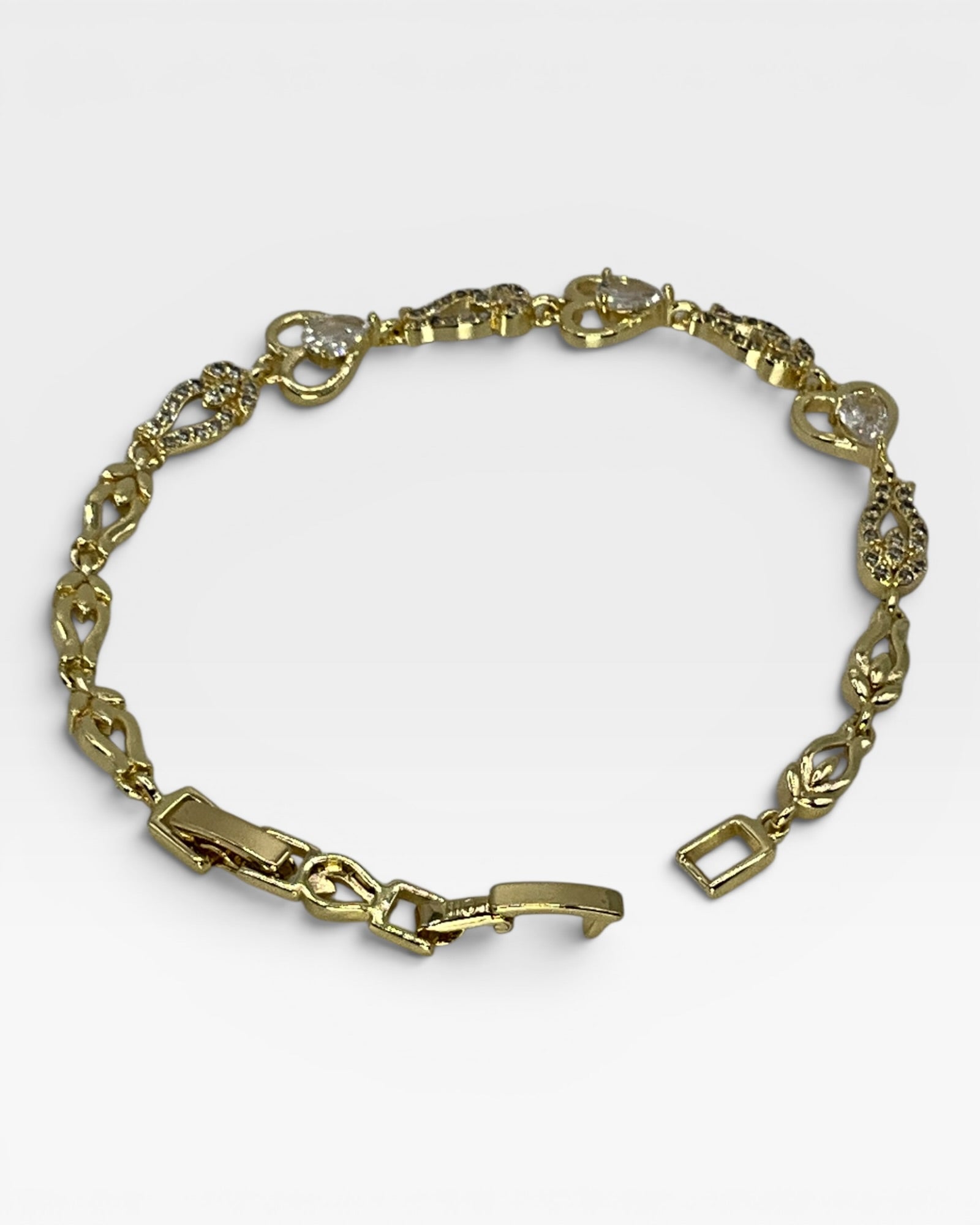Bling Collection - White Topaz Designer Bracelet