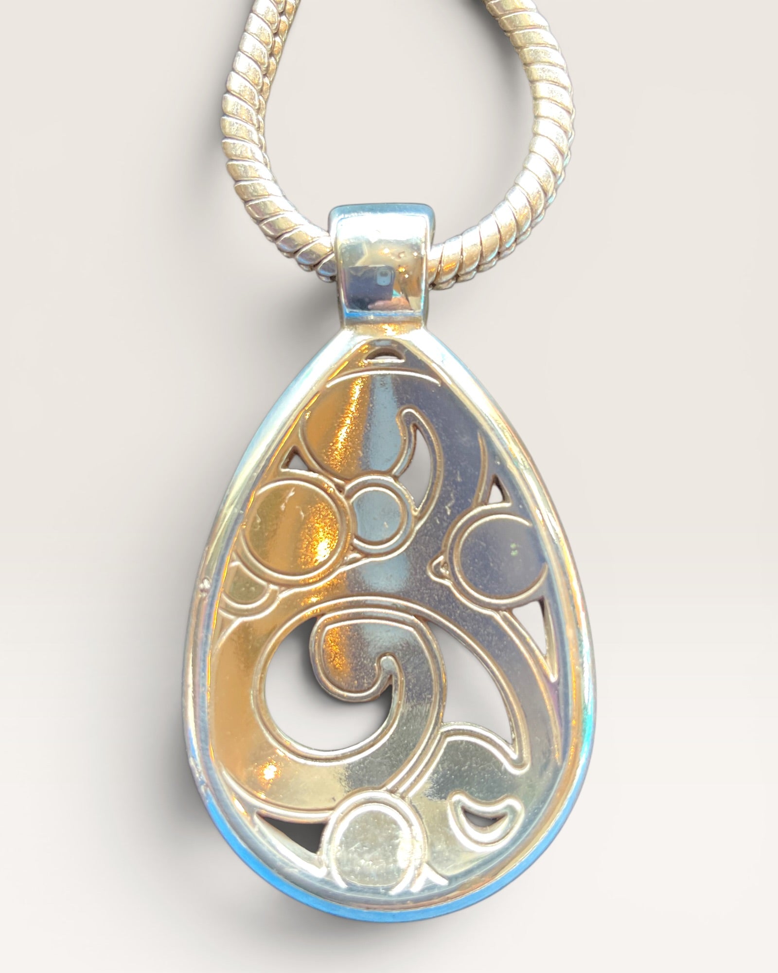 Brighton Contempo Teardrop Pendant Necklace - Estate Sale (Great Condition)