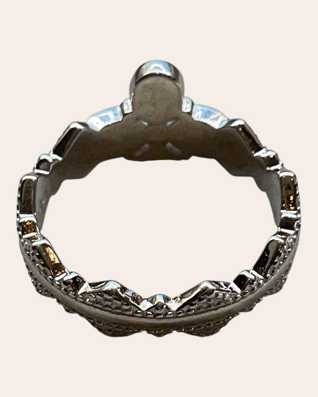 Sterling Silver Larimar Decorative Band