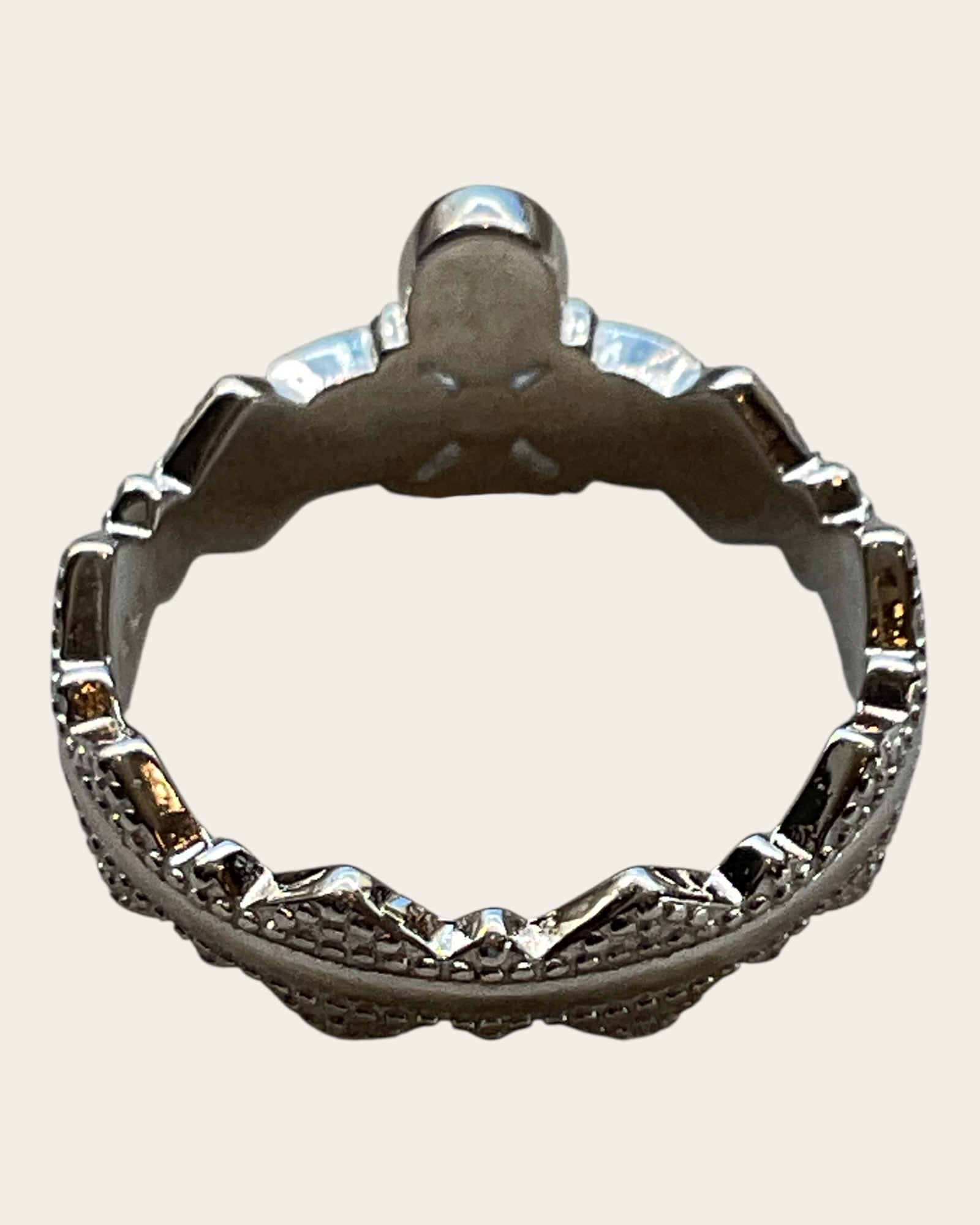 Sterling Silver Larimar Decorative Band
