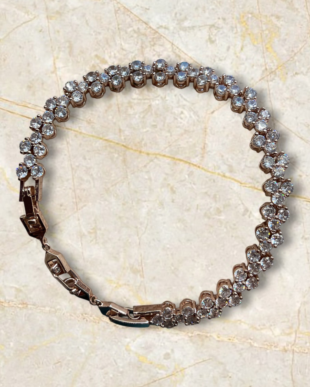 Swarovski Mesmera Rose Gold Tennis Bracelet