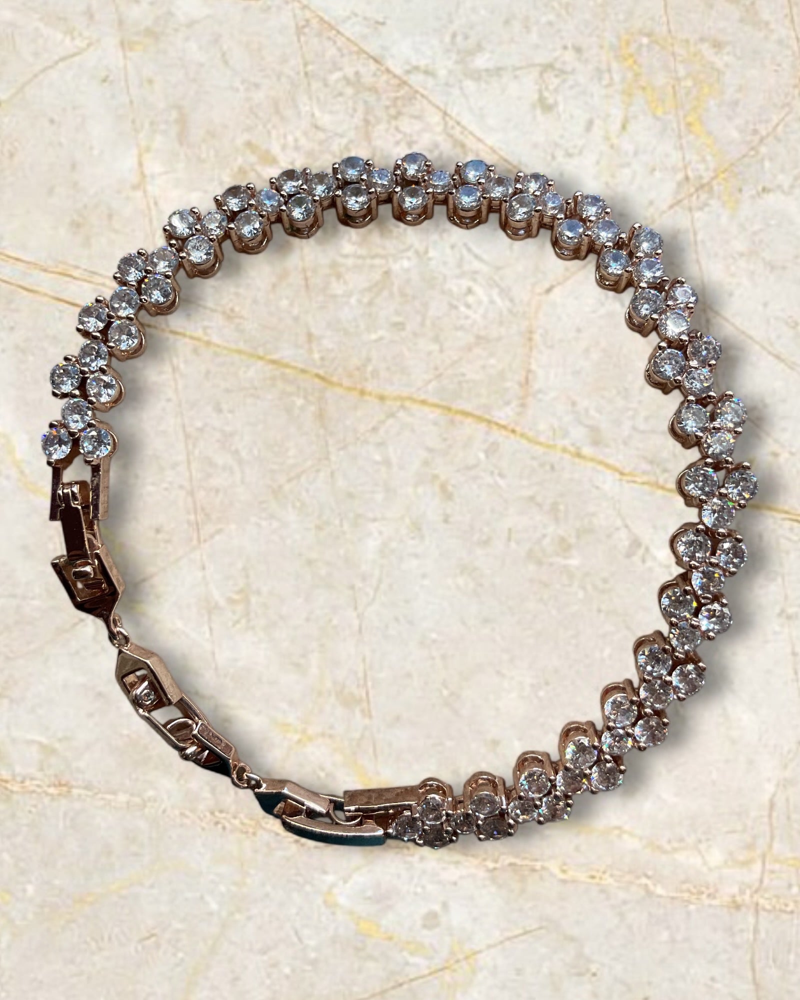 Swarovski Mesmera Rose Gold Tennis Bracelet