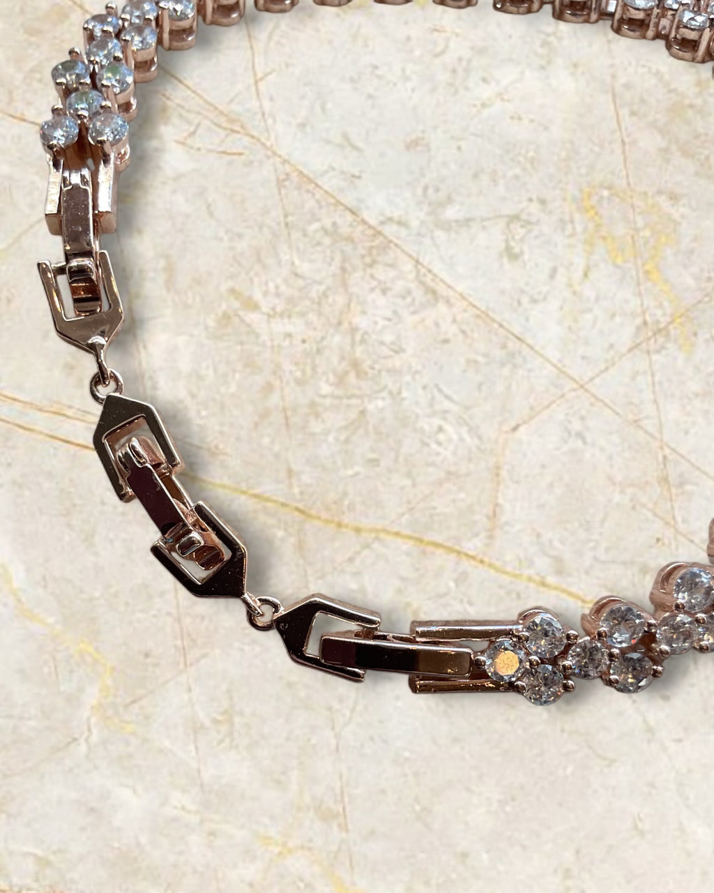 Swarovski Mesmera Rose Gold Tennis Bracelet