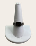 Sterling Silver Smoky Quartz Gemstone Ring - Estate Sale (Great Condition)