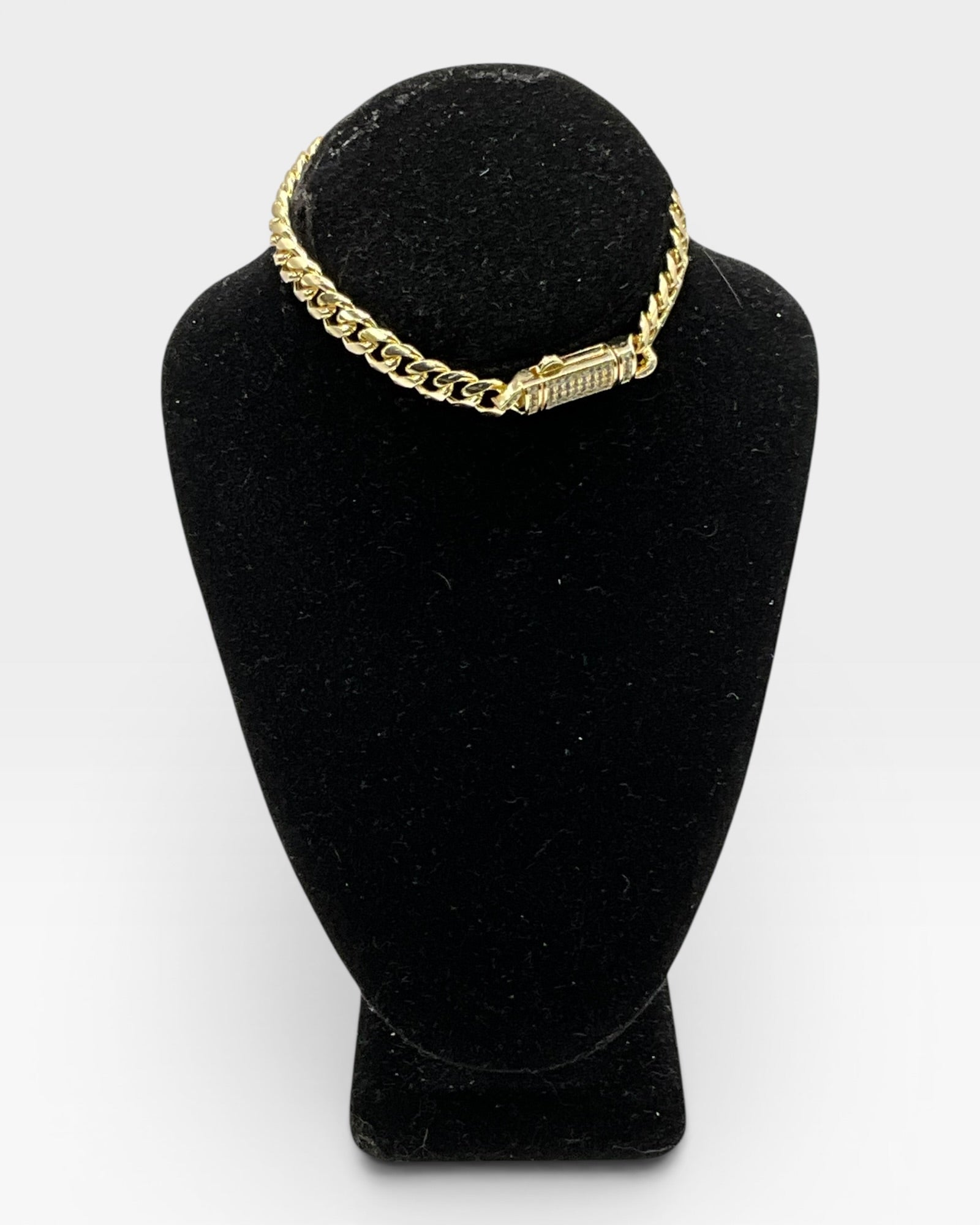 Bling Collection - Moissanite Bracelet (Cuban)