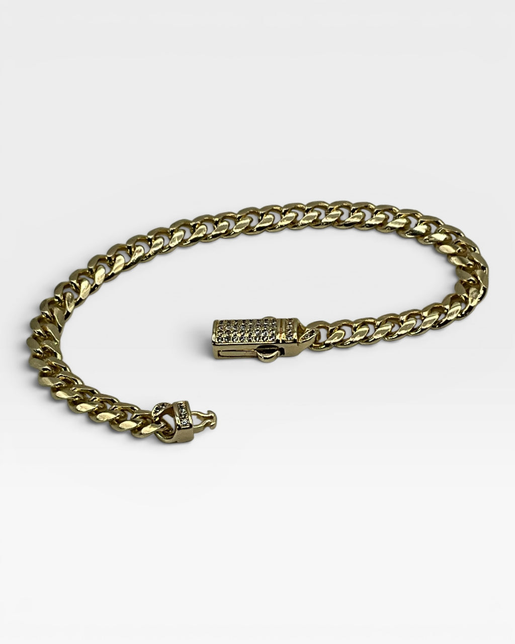 Bling Collection - Moissanite Bracelet (Cuban)
