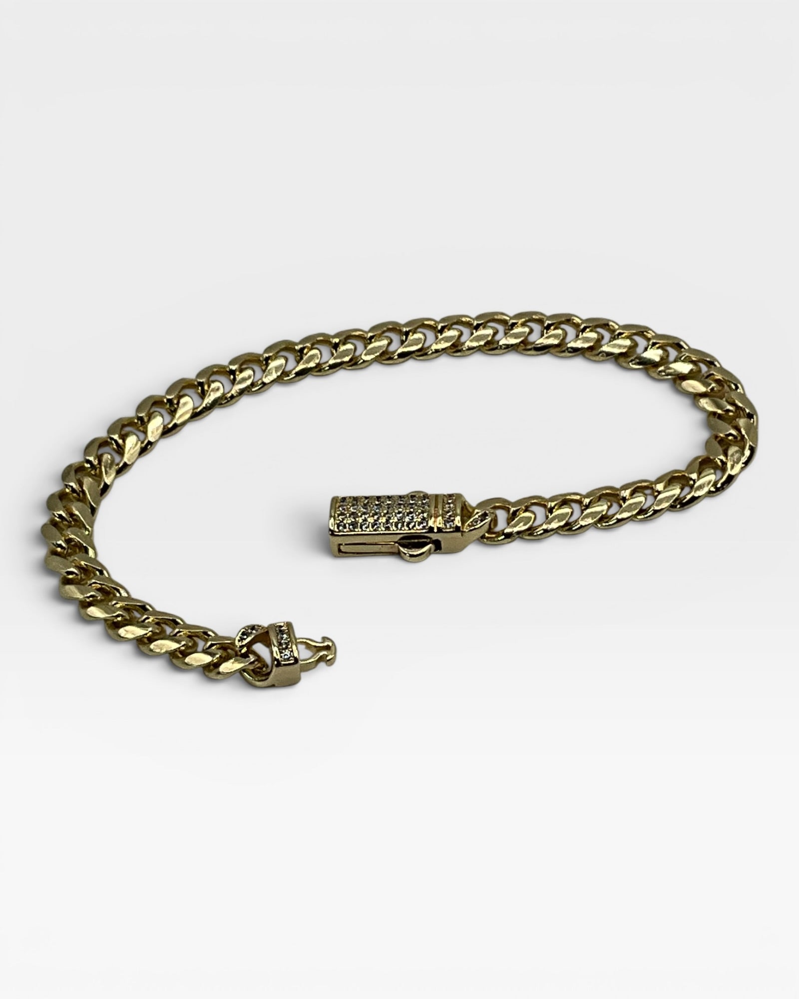 Bling Collection - Moissanite Bracelet (Cuban)