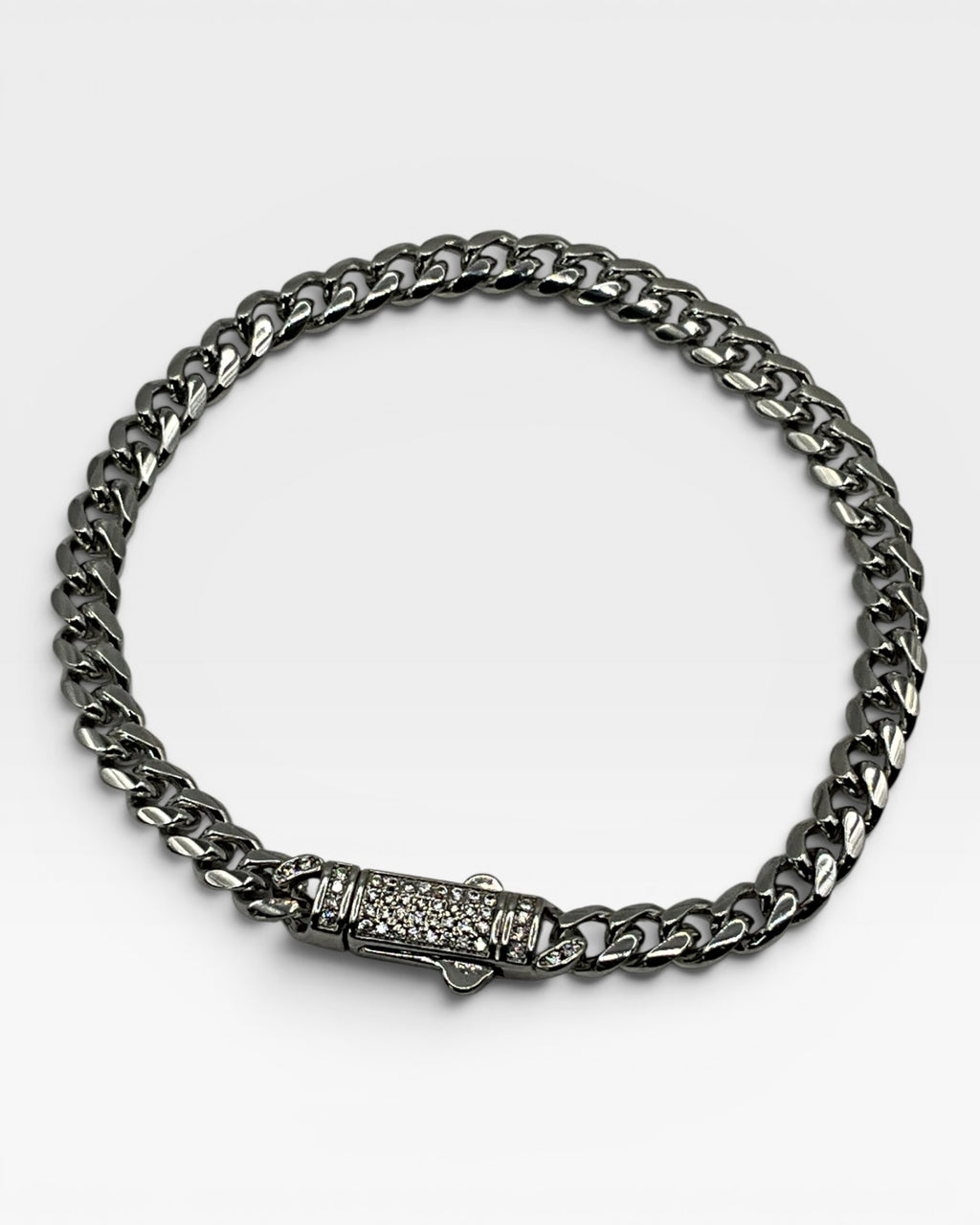 Bling Collection - Moissanite Bracelet (Cuban)